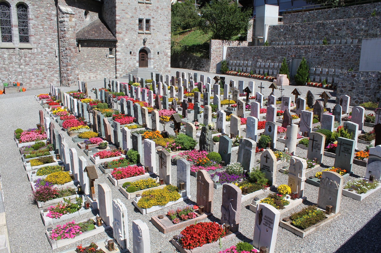 cemetery  graves  grave stones free photo