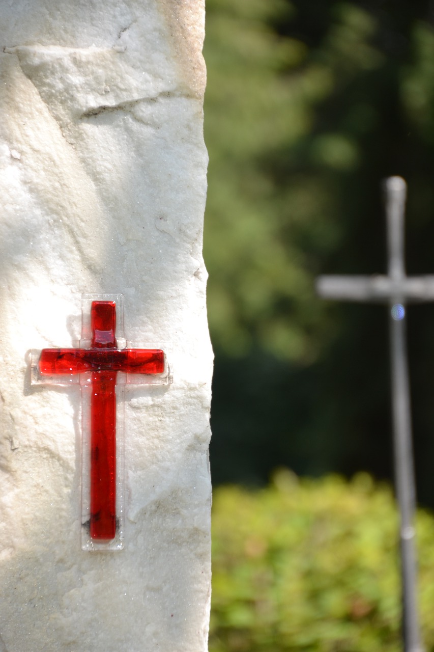 cemetery  tombstone  cross free photo