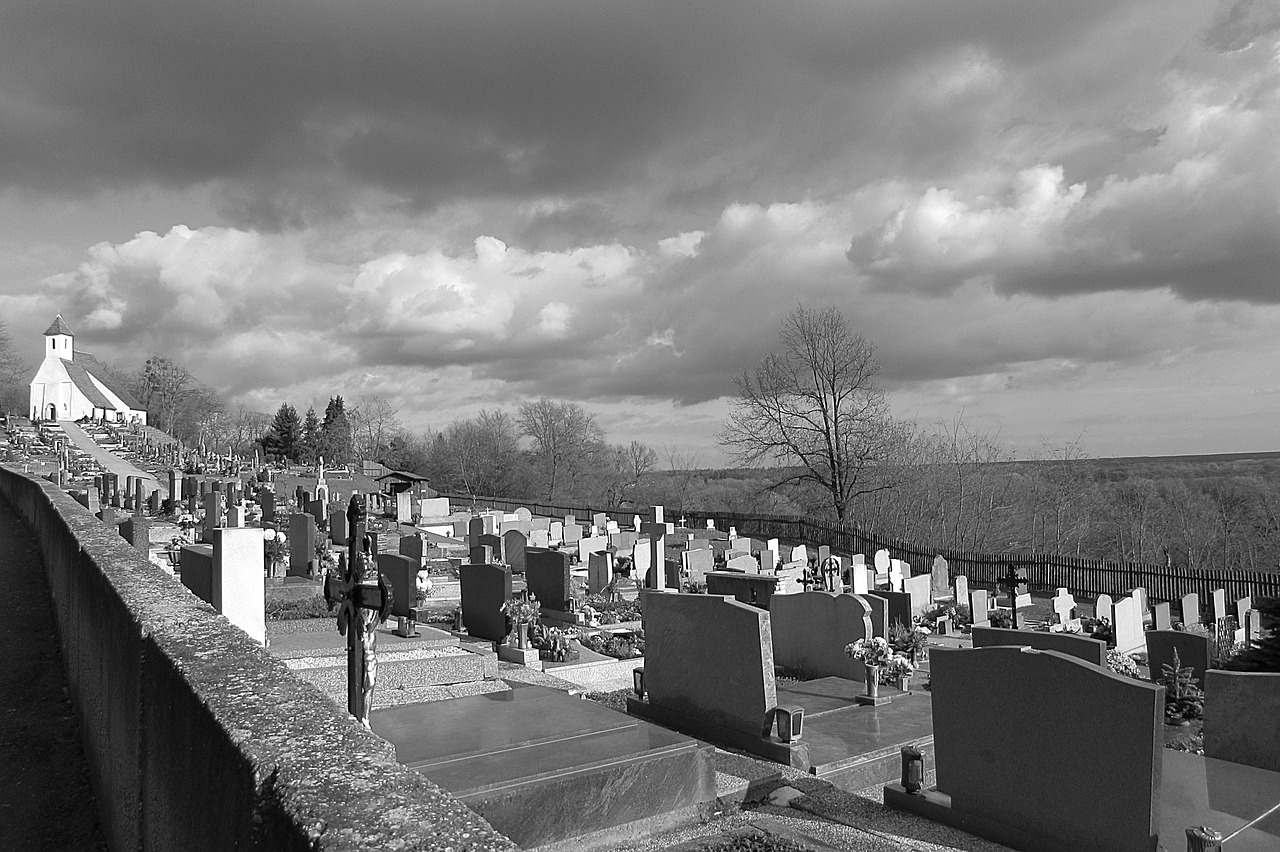 cemetery graves grave stones free photo