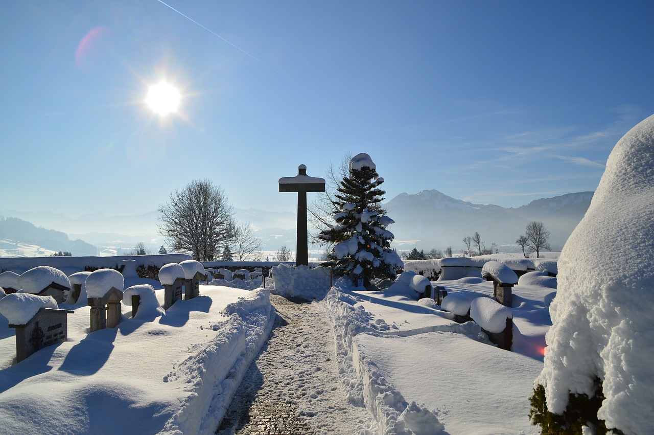 cemetery graves cross free photo