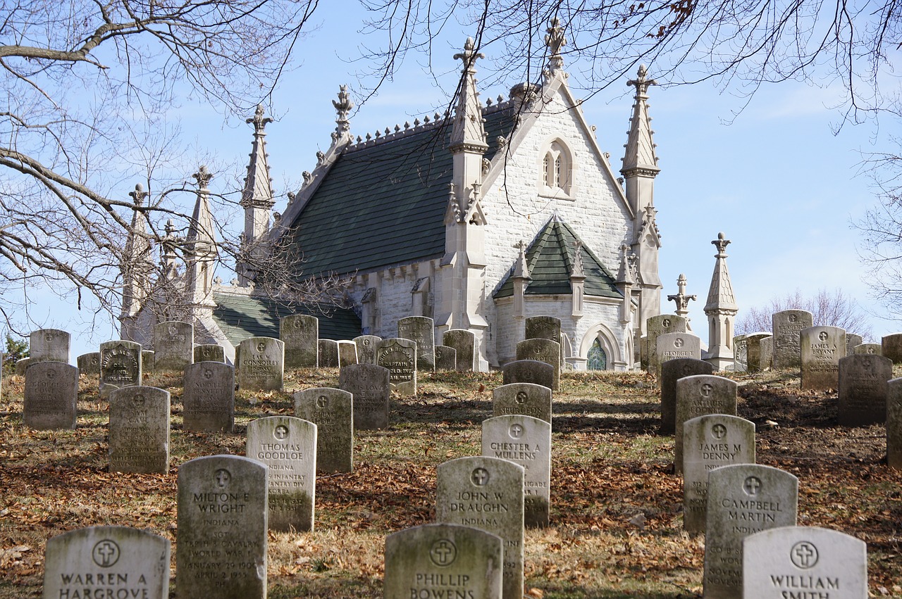 cemetery tombstones graveyard free photo