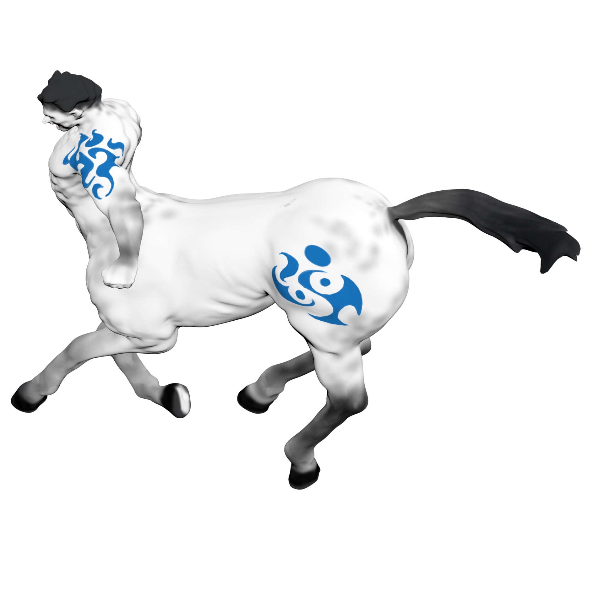 drawing 3d centaur free photo