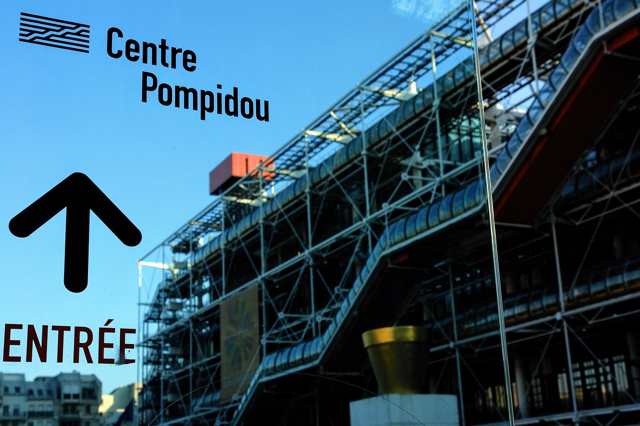 center pompidou paris france free photo