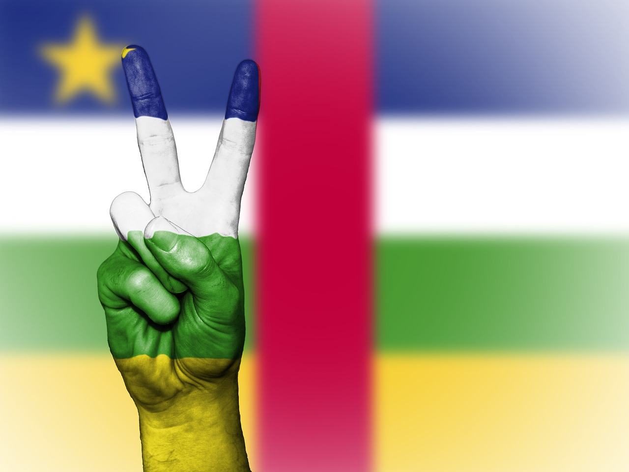 central african republic flag peace free photo