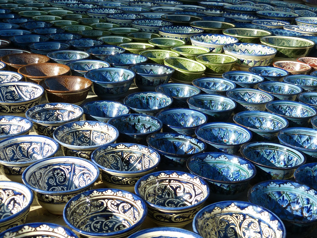 ceramic bowls arts crafts free photo