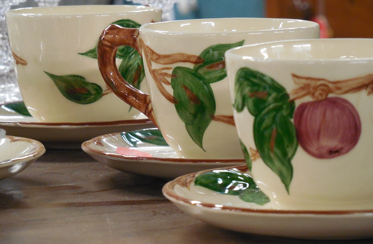 ceramic teacup tea free photo