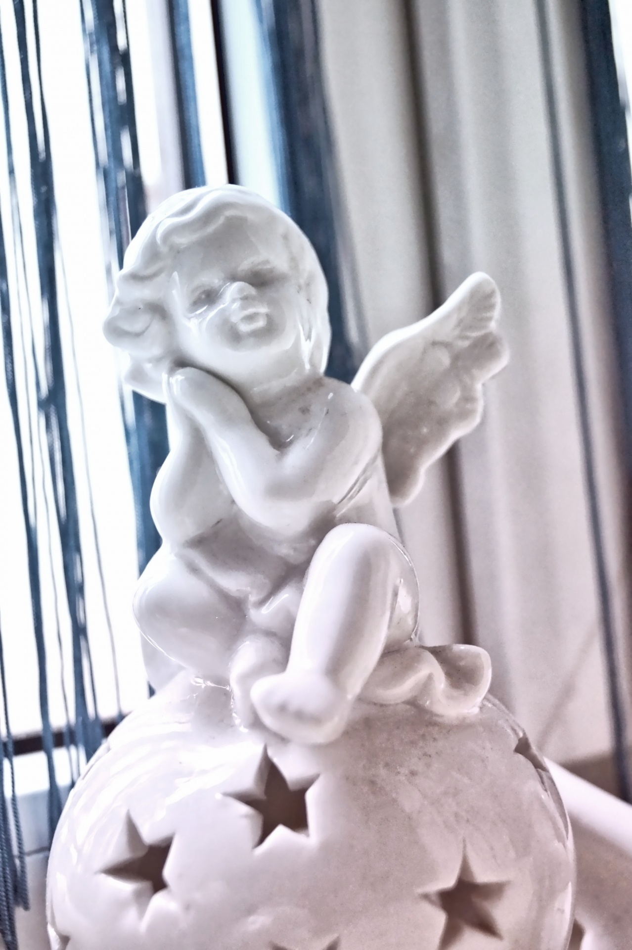 ceramic angel figure free photo