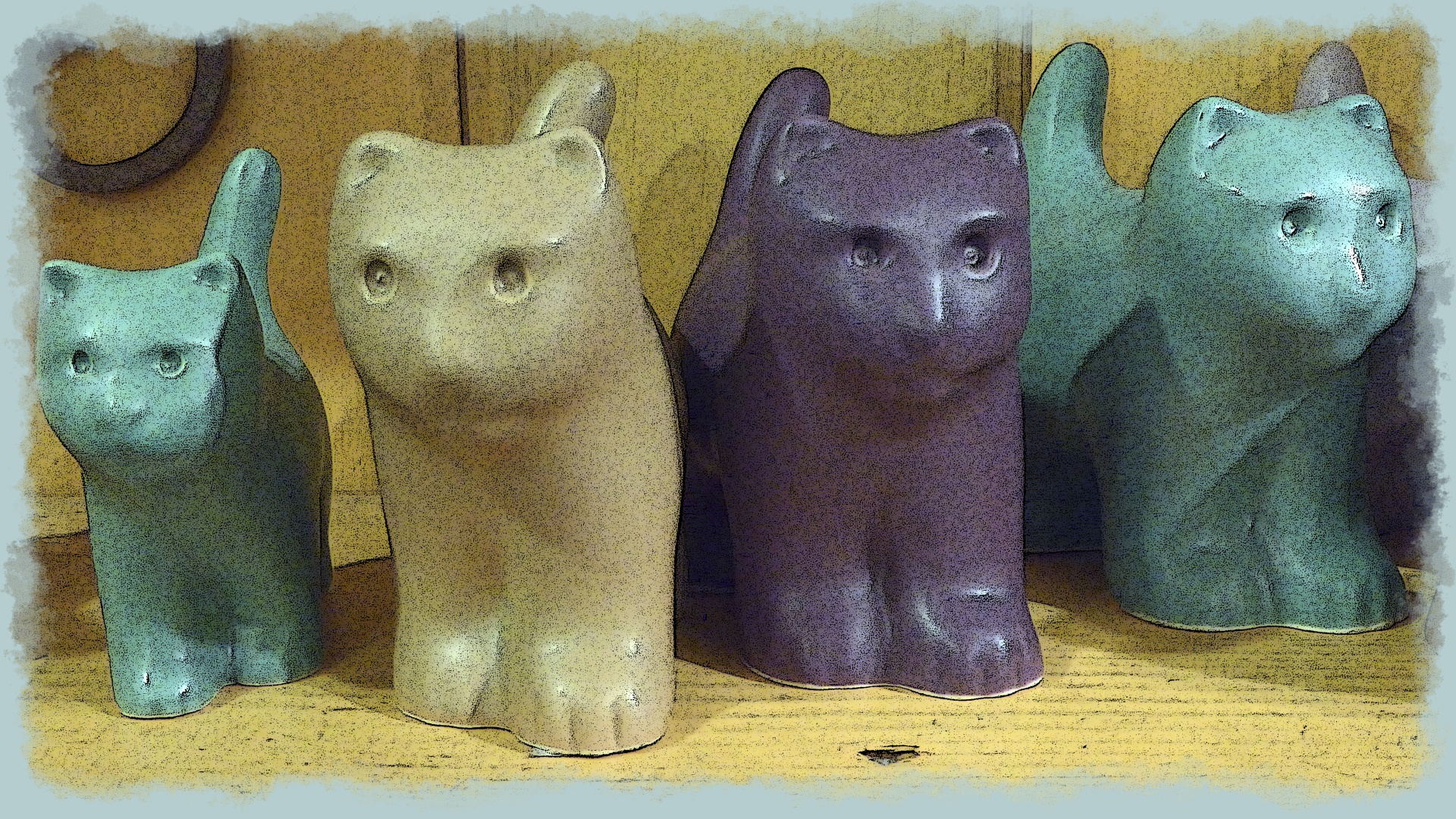 cat cats ceramic free photo