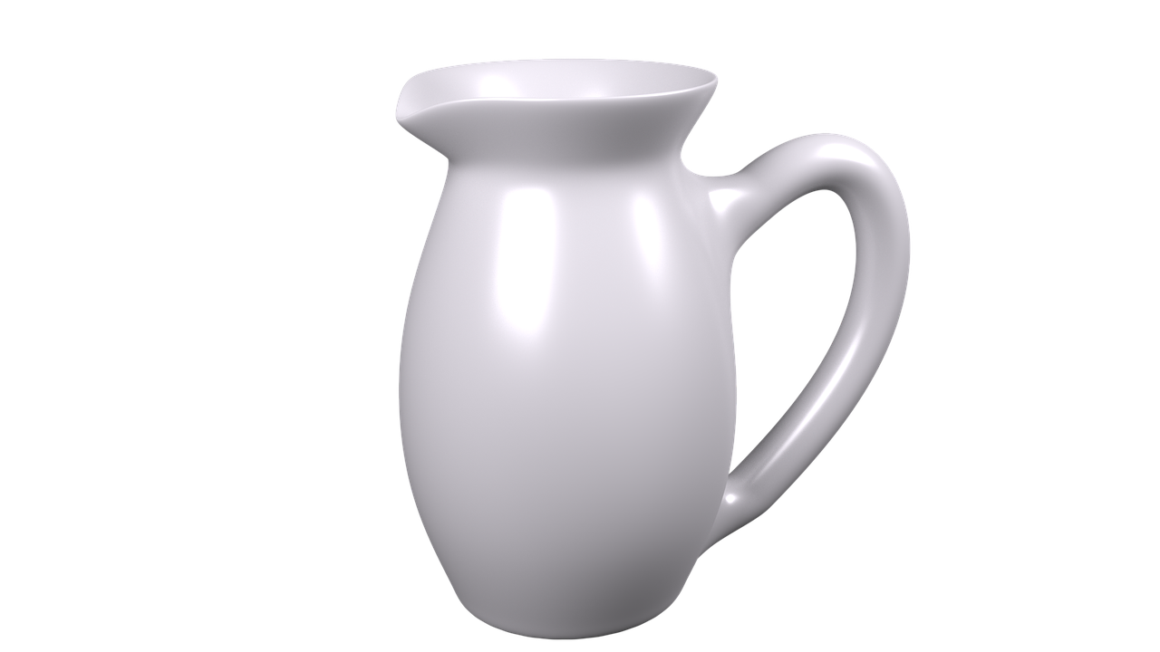 ceramic jug water jug white jug free photo