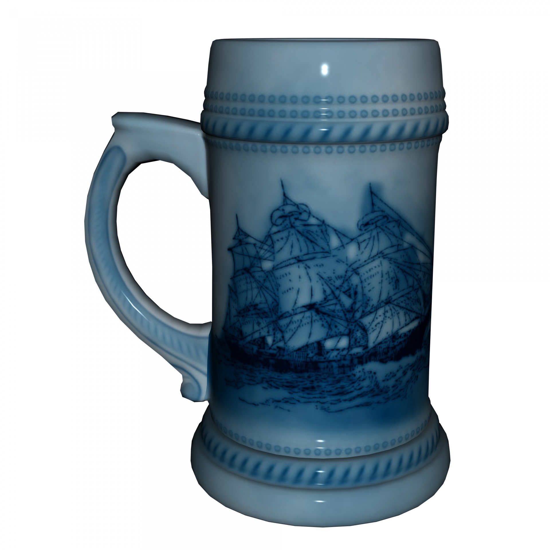 blue ceramic mug free photo