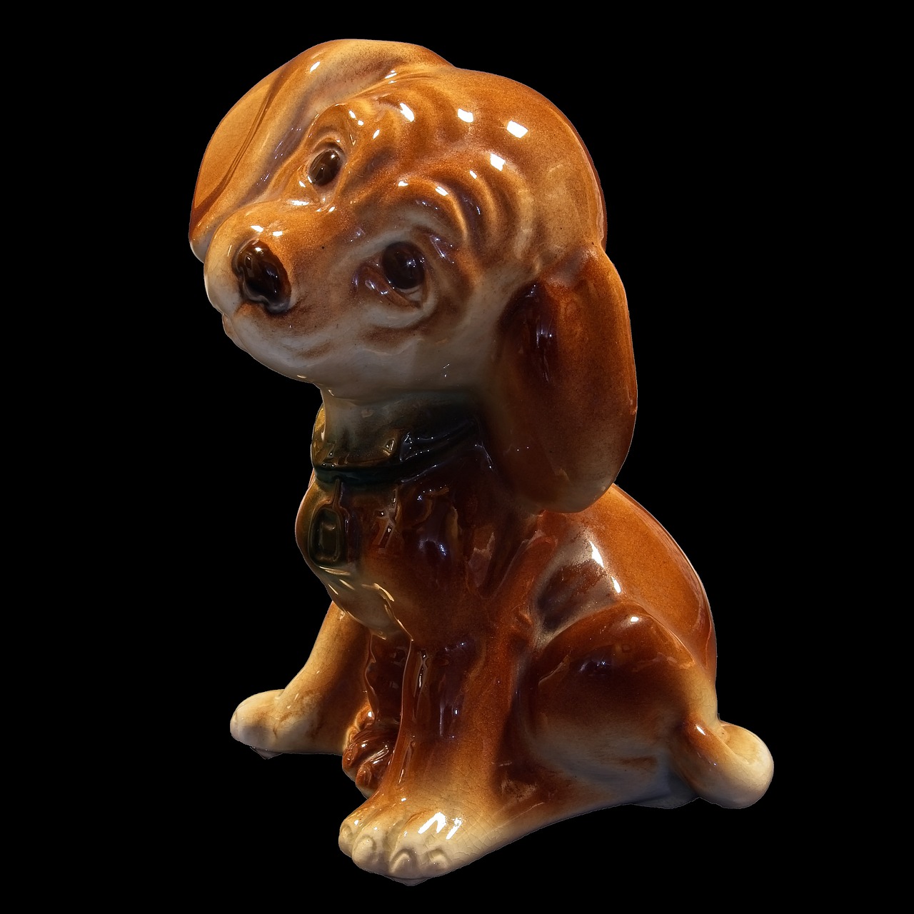 ceramic puppy  figurine  porcelain free photo