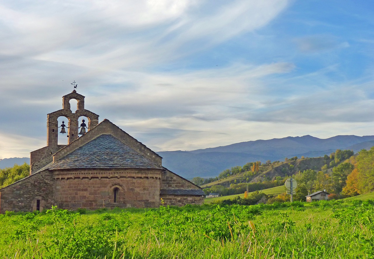 cerdanya chapel romanesque chapel free photo