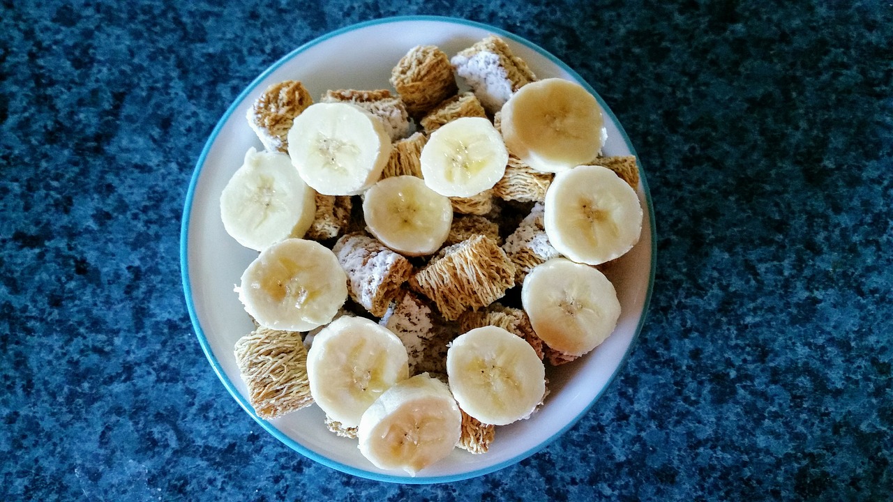 cereal banana food free photo