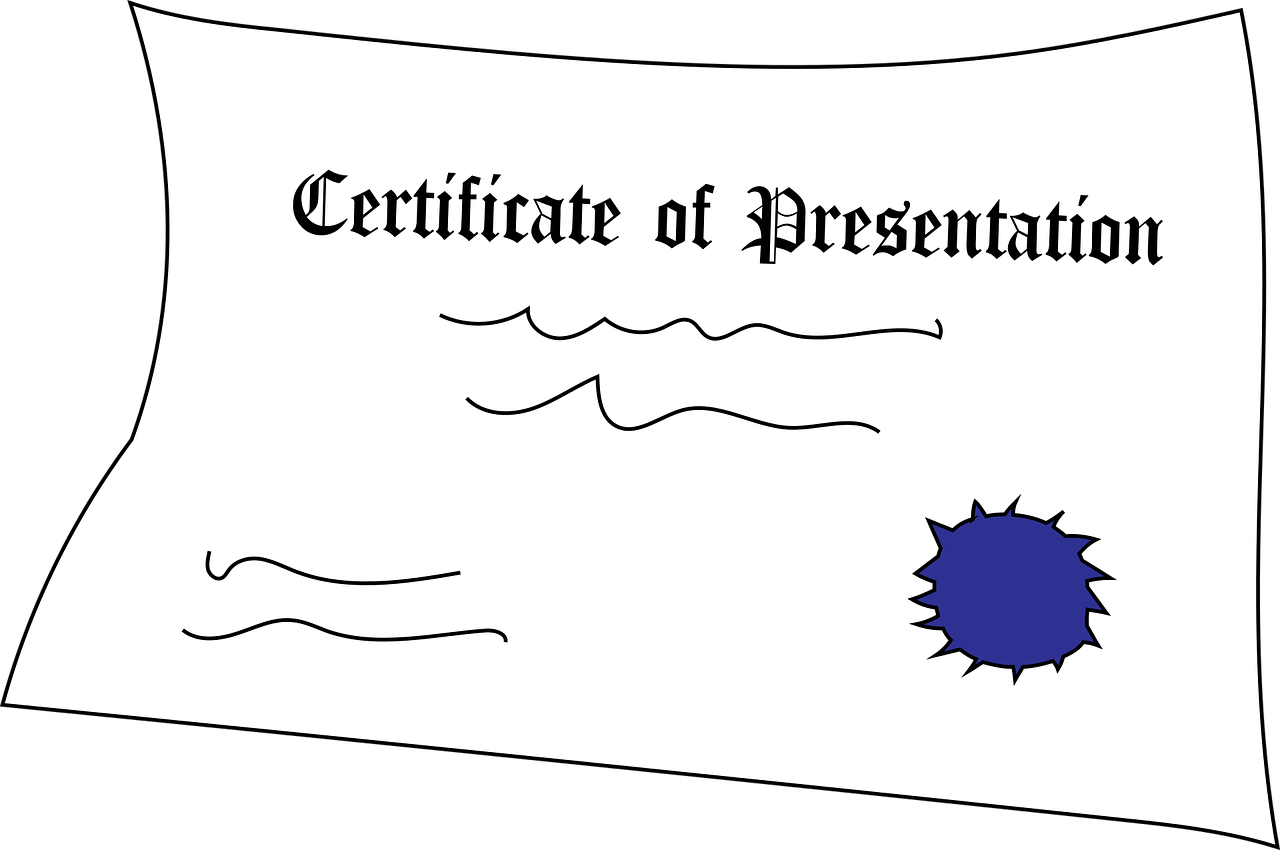 certificate presentation award free photo