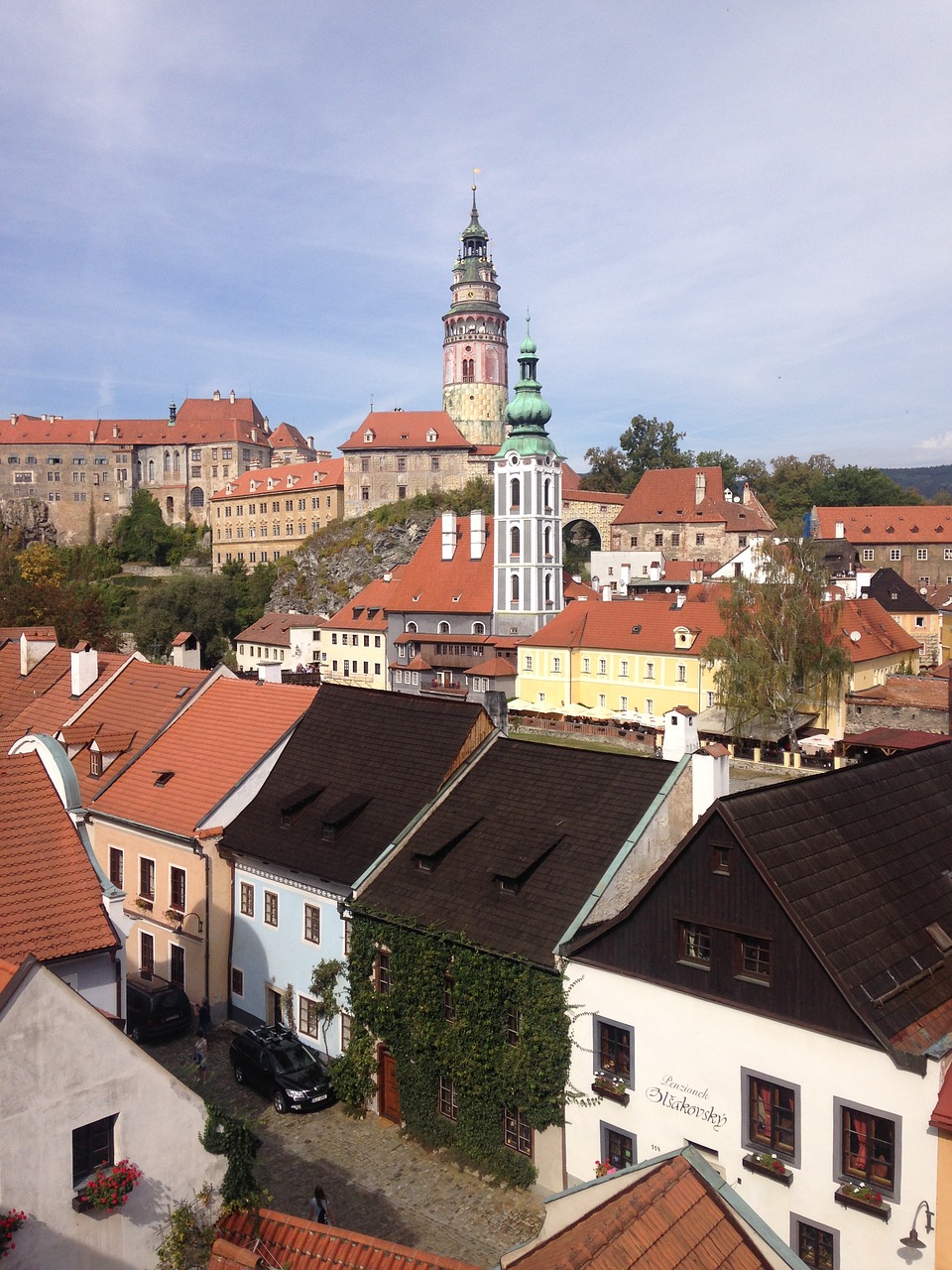 český krumlov  city  church free photo