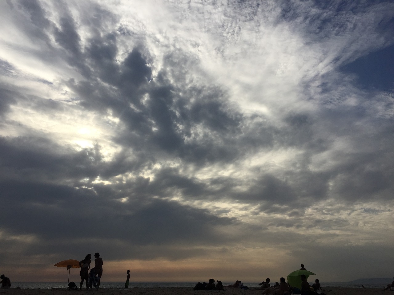 ceu clouds beach free photo