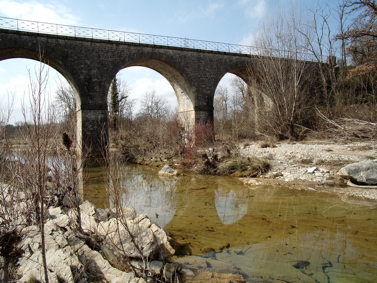 cévennes bridge water free photo