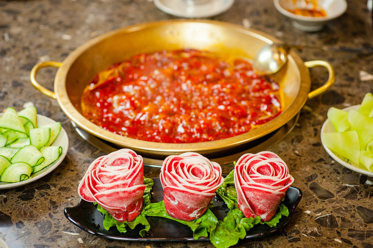 chafing dish content beef free photo