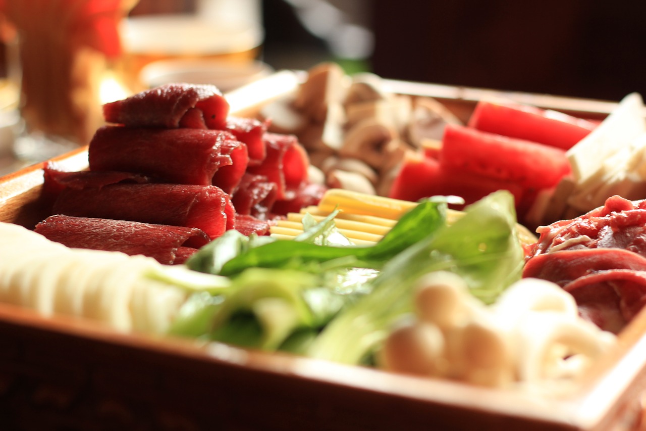 chafing dish beef food free photo