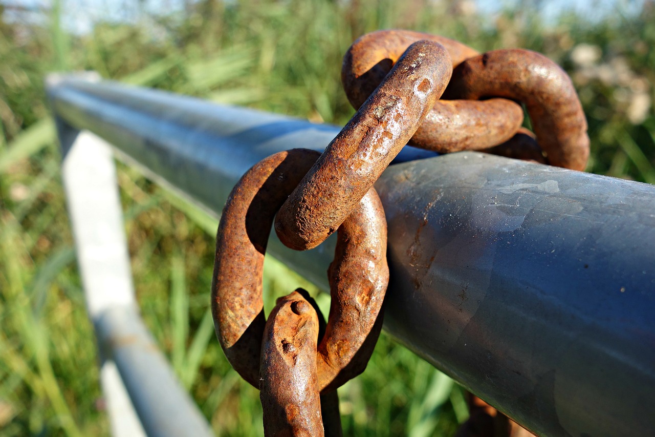 chain link iron free photo