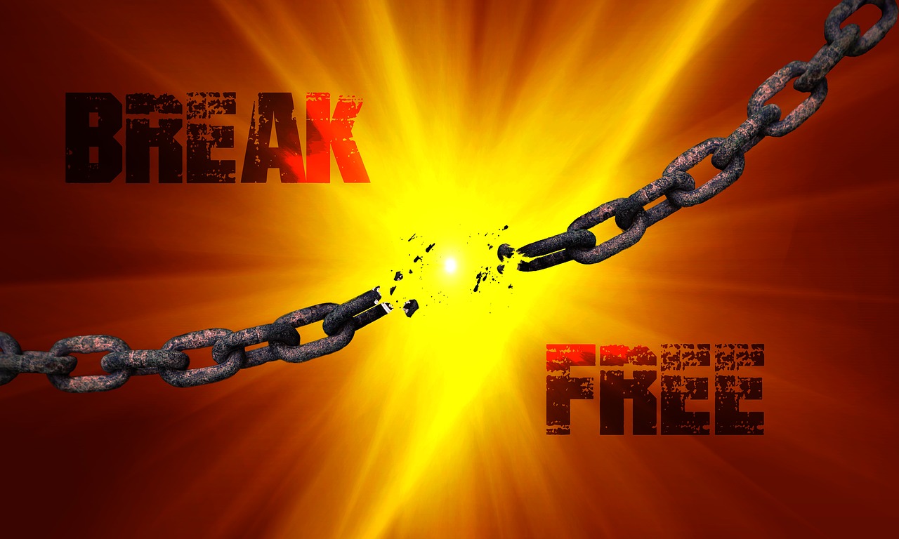 chain broken broken chain free photo