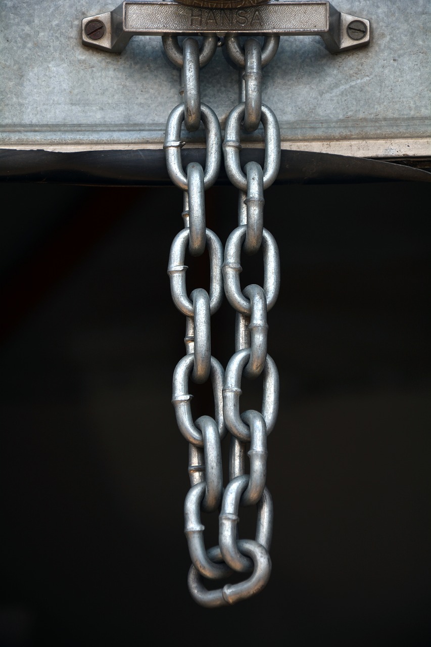 chain security hanging free photo