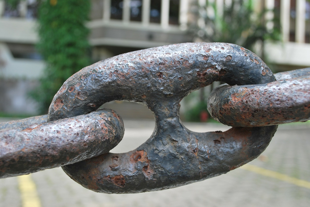 chain link iron free photo