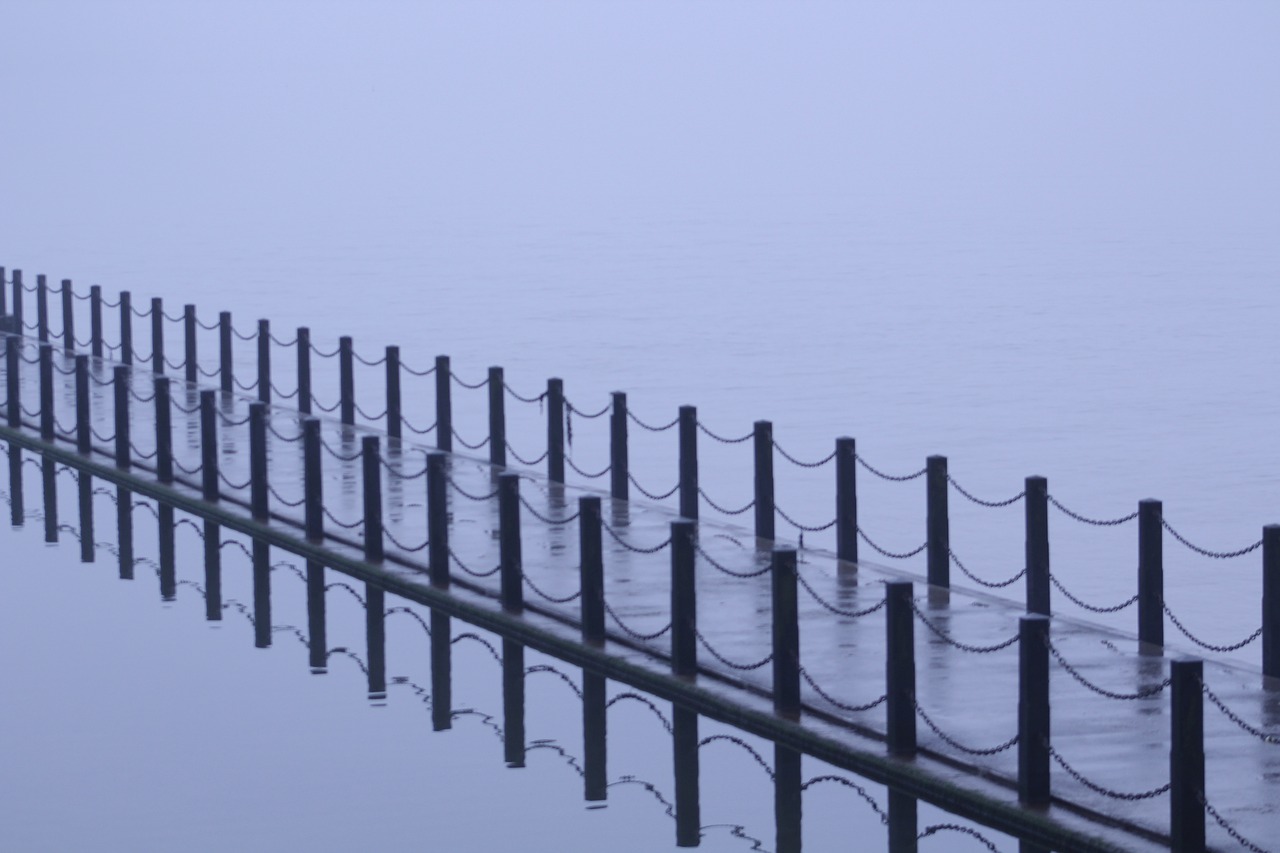 chain walkway water free photo