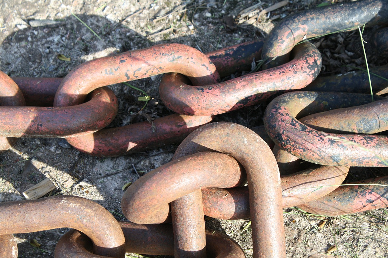 chain old metal free photo