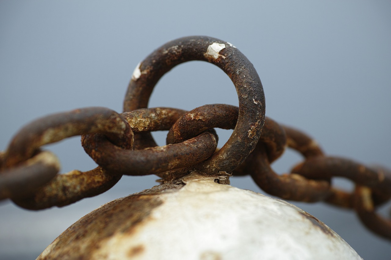 chain rusty macro free photo