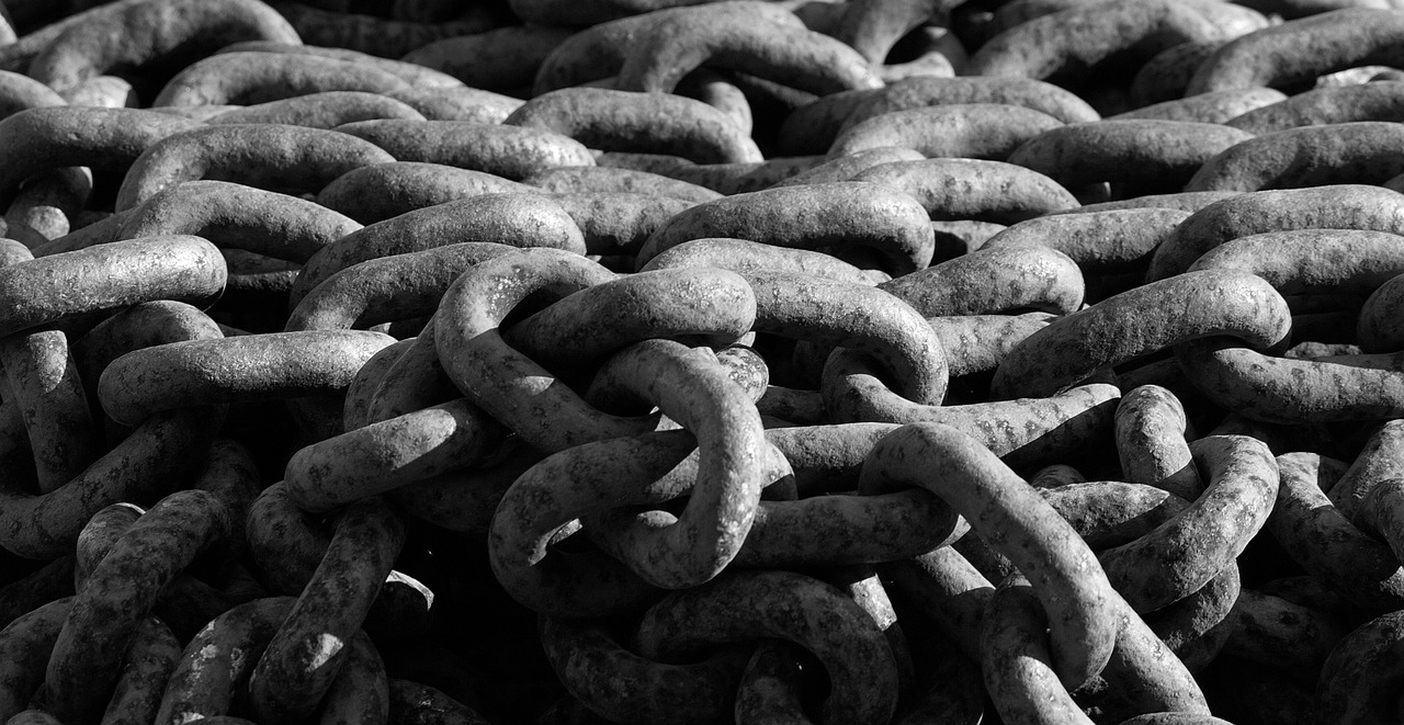 chain links steel free photo