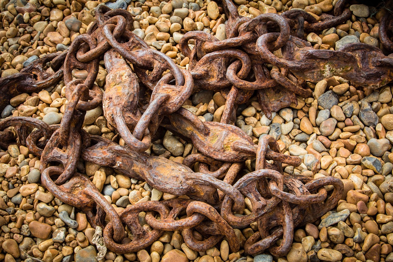 chain rust metal free photo