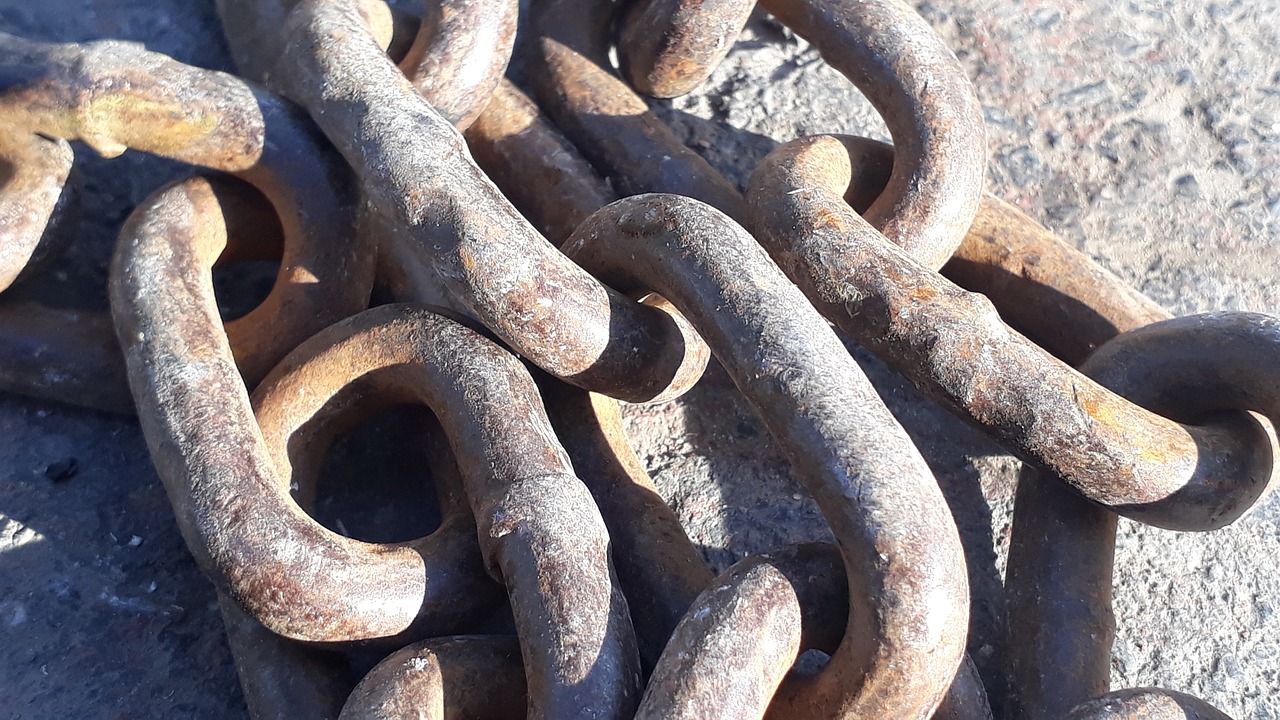 chain  chains  rusty chain free photo