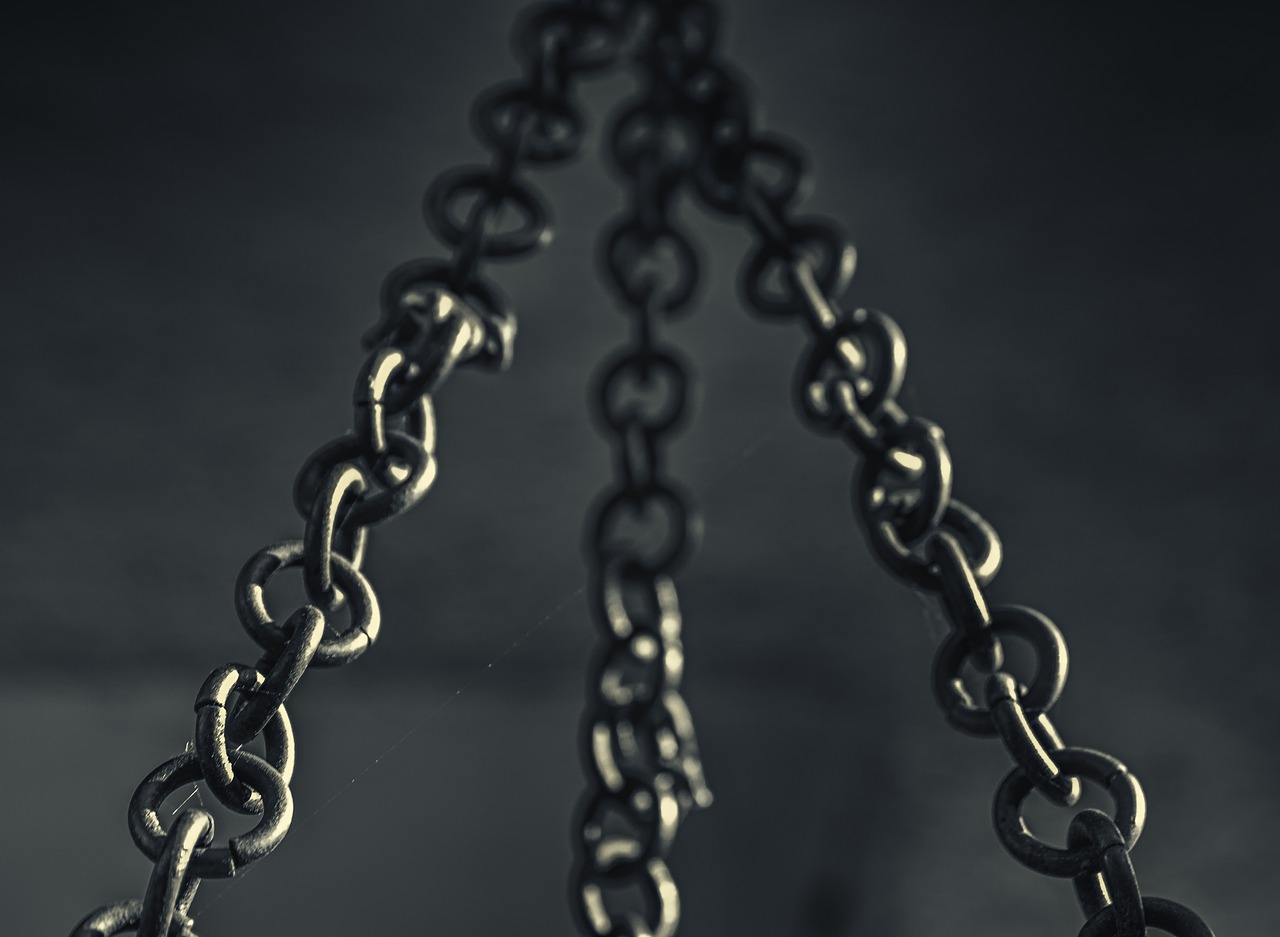 chain  structure  metal free photo