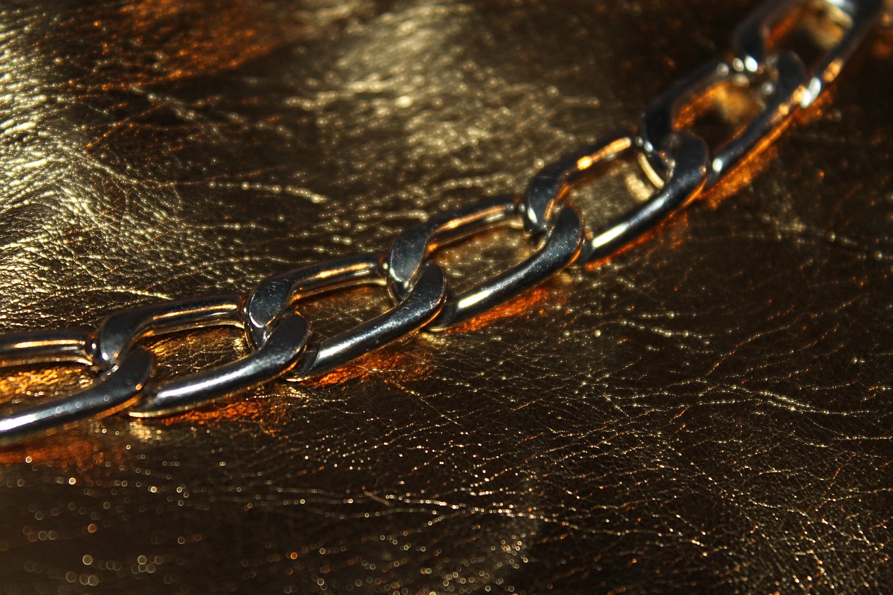 chain  metal  rings free photo