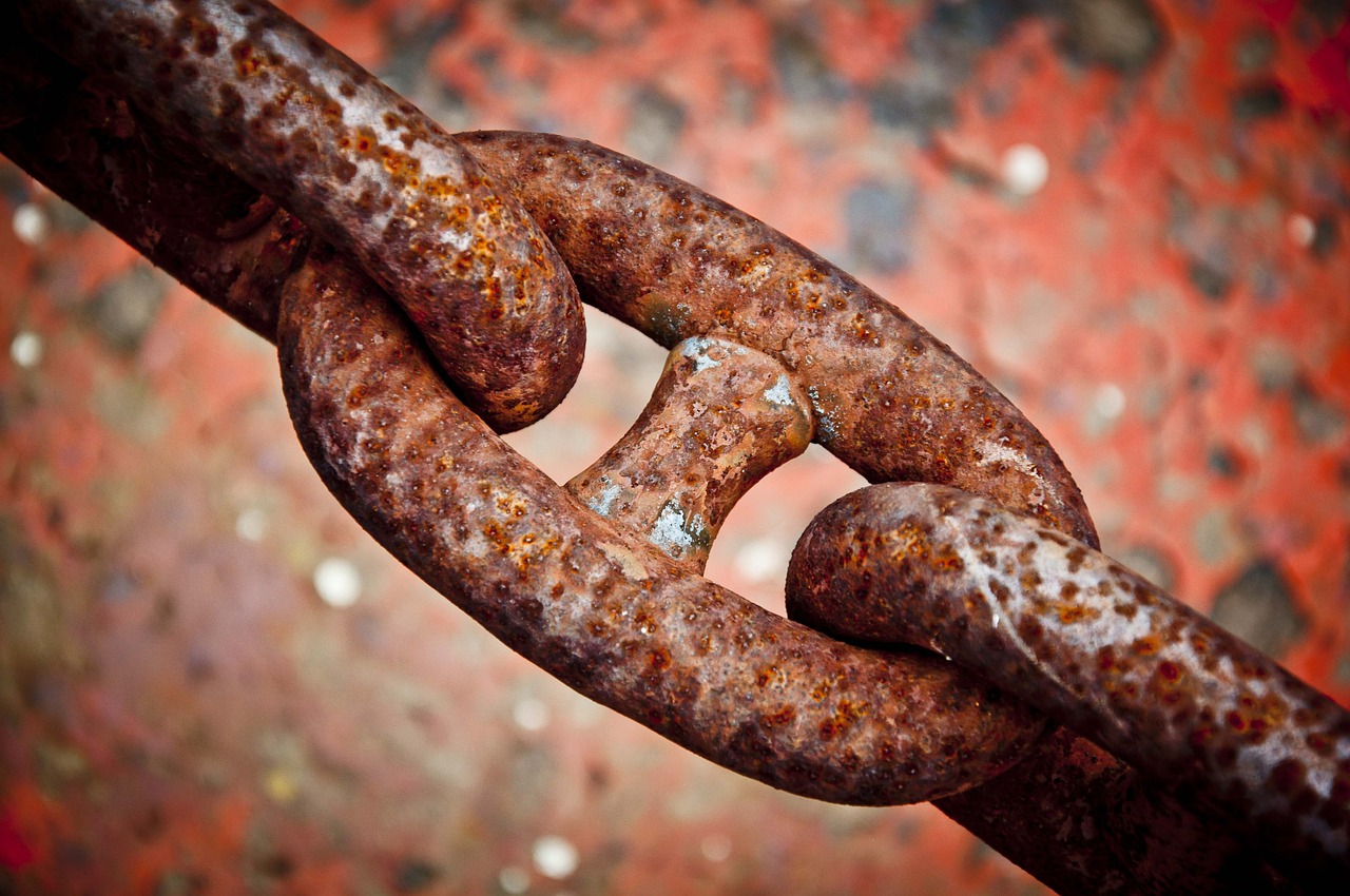 chain rust iron free photo