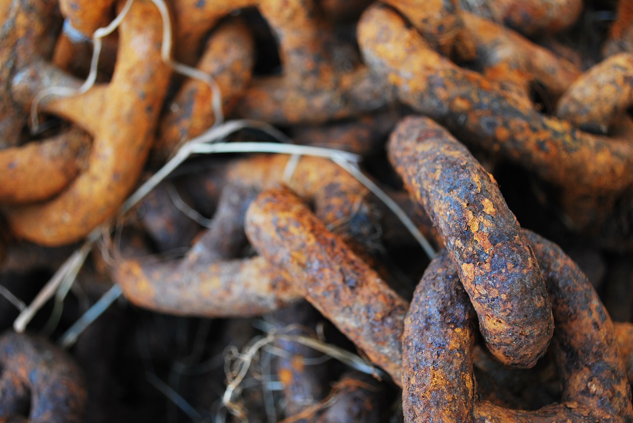 chain rust iron free photo