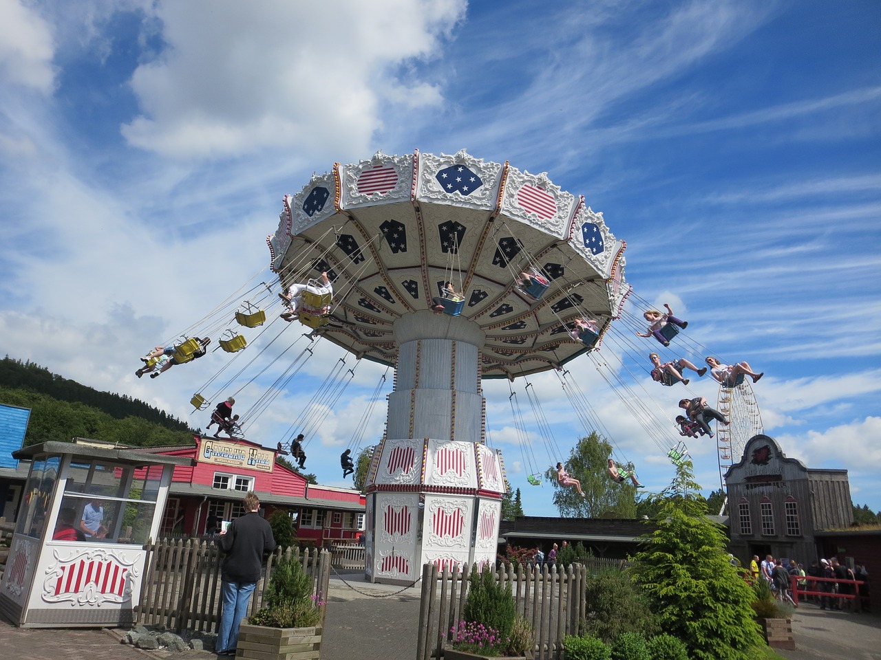 chain carousel summer leisure free photo