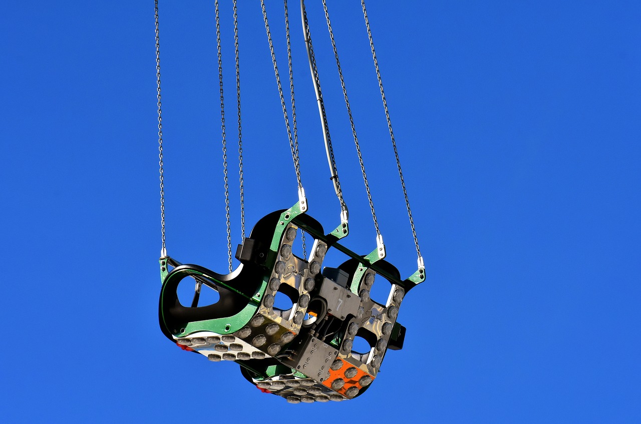 chain carousel  ride  folk festival free photo