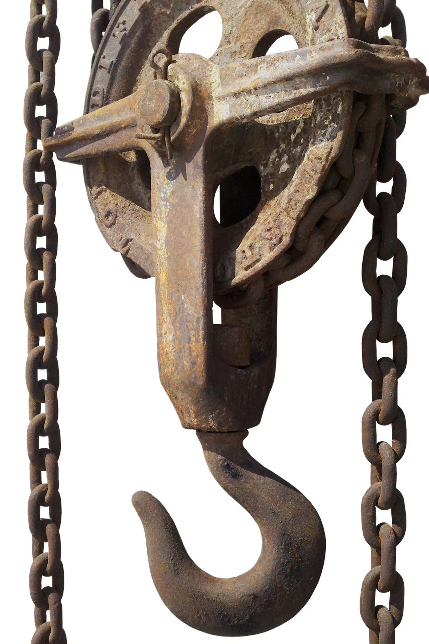 chain hoist chain hook free photo