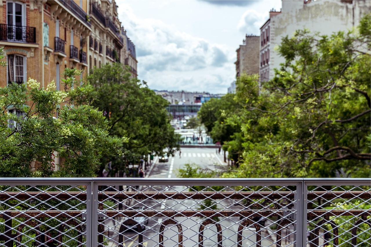 chainlink fence overpass free photo