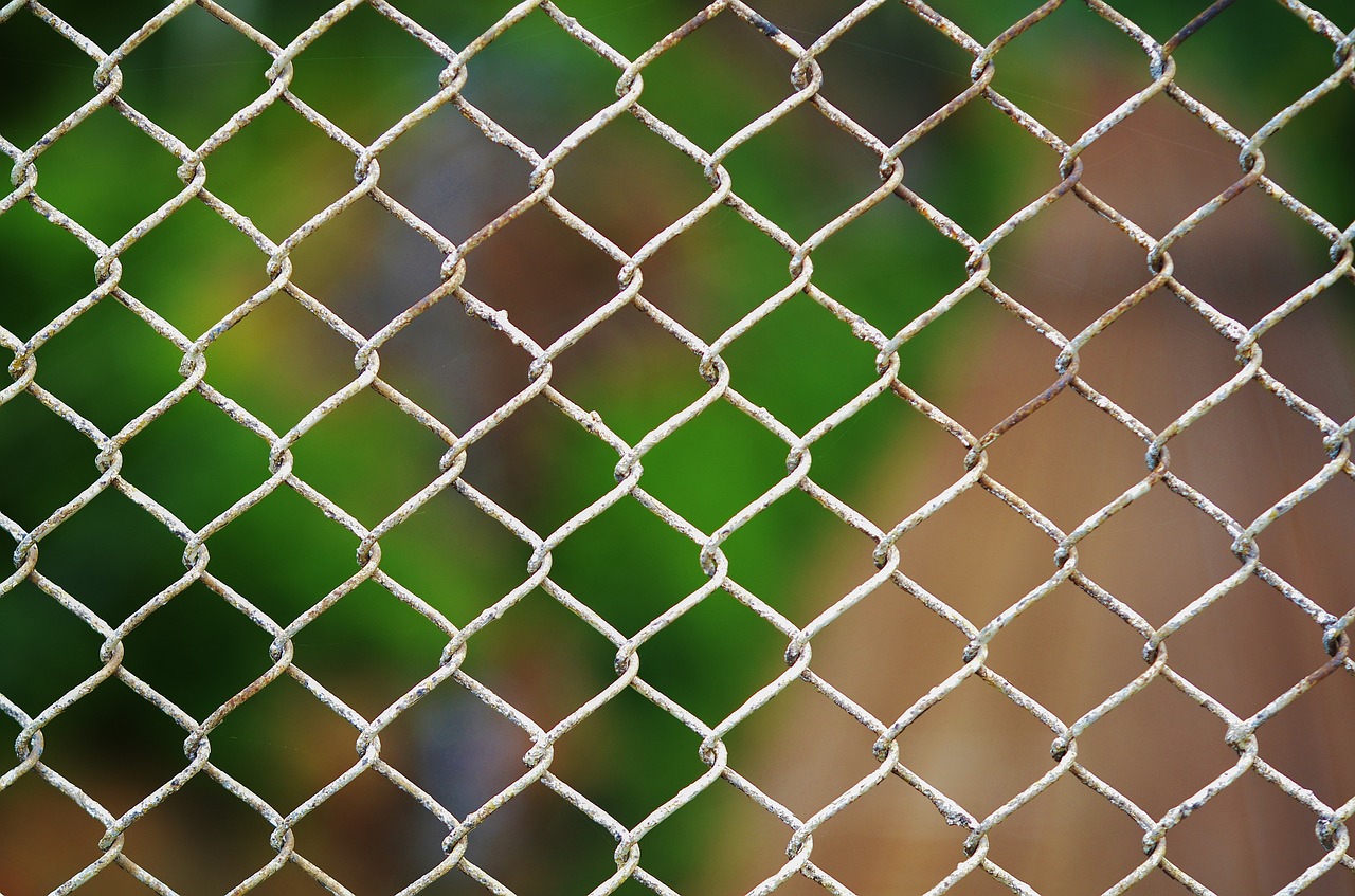 chainlink fence chain free photo