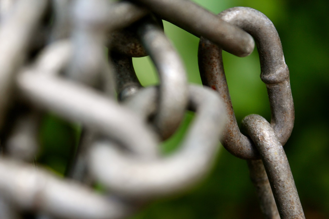 chains locked metal free photo
