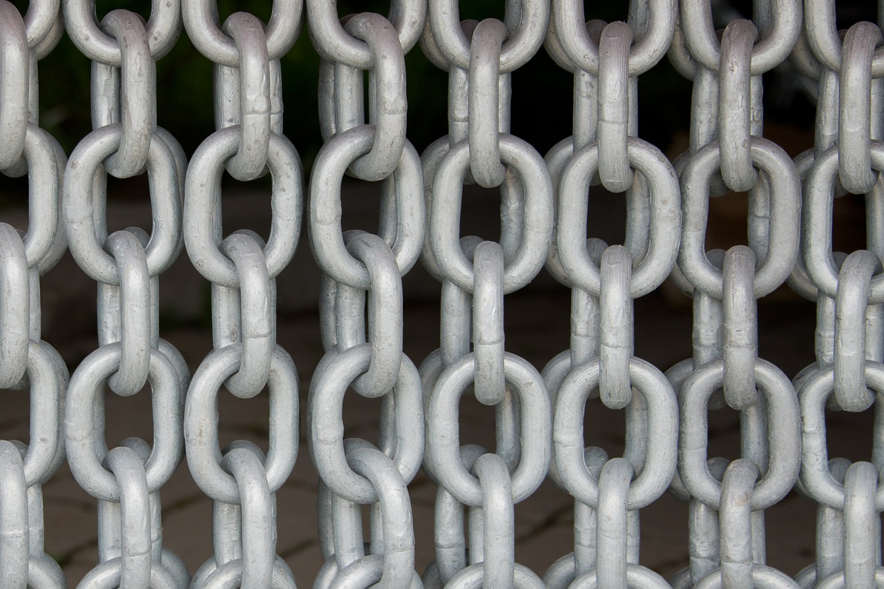 chains chain link steel free photo