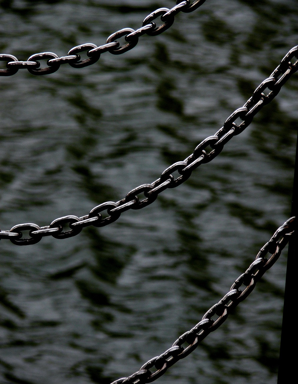 chains sea water free photo