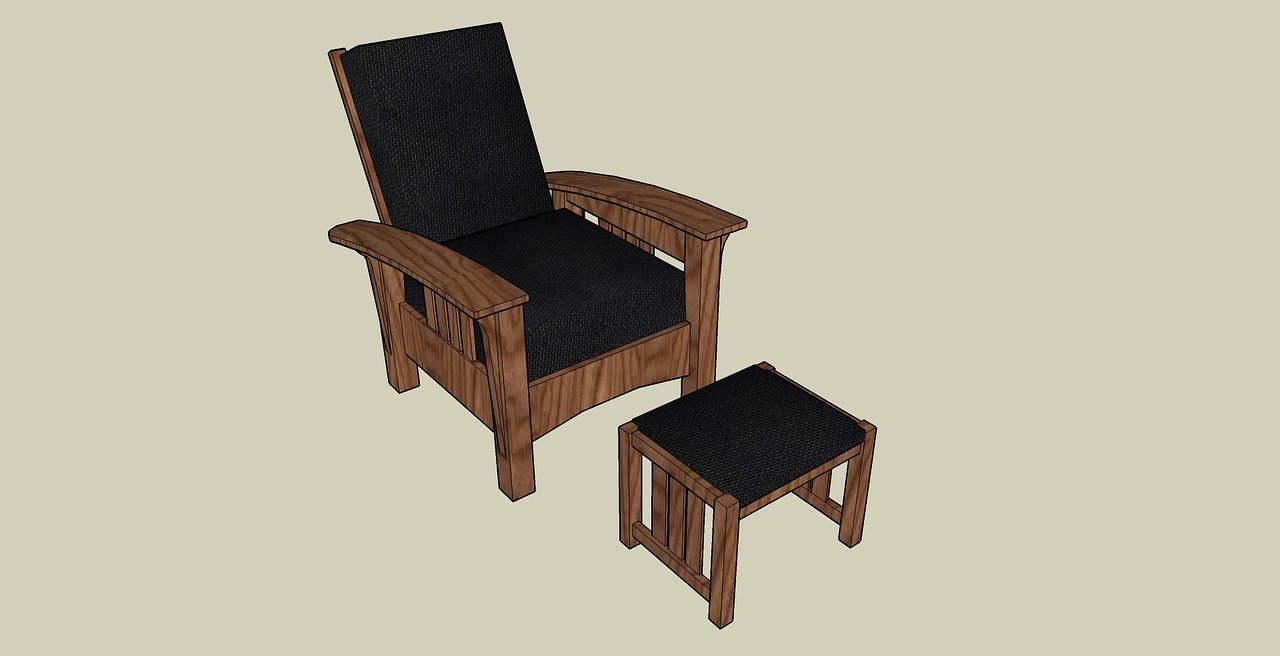 chair foot stool stool free photo
