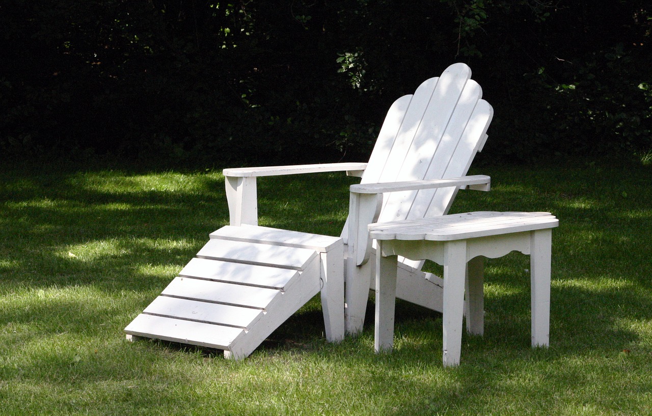 chair table adirondack free photo