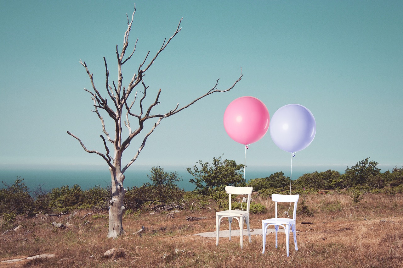 chair chairs balloon free photo