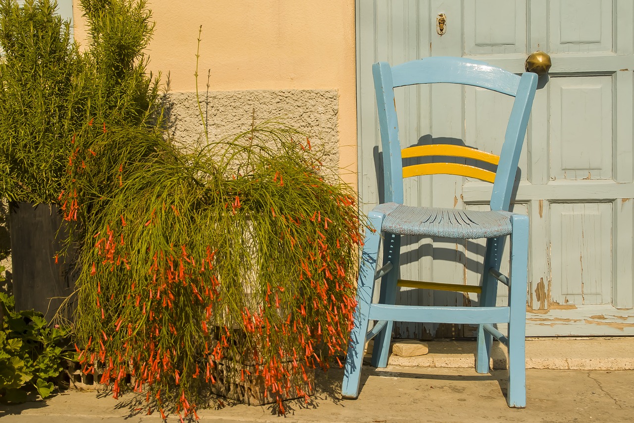 chair crete holiday free photo