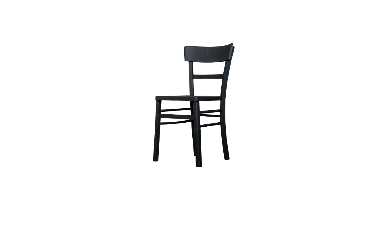 chair isolated black free photo